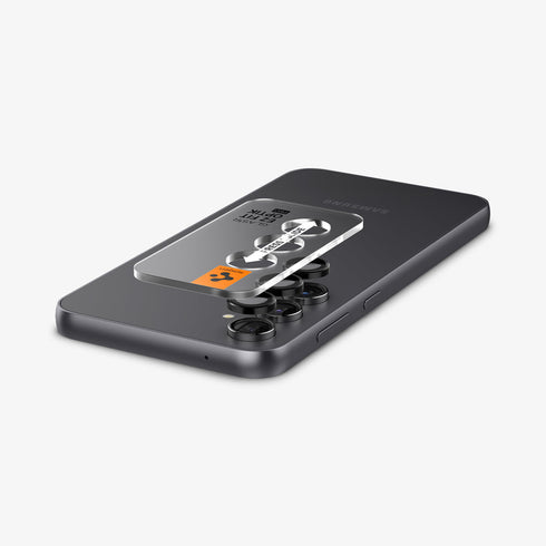 AGL05950 - Galaxy S23 Ultra EZ Fit Optik Pro Lens Protector in black showing the device